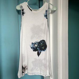 Allsaints Peony floral tank top